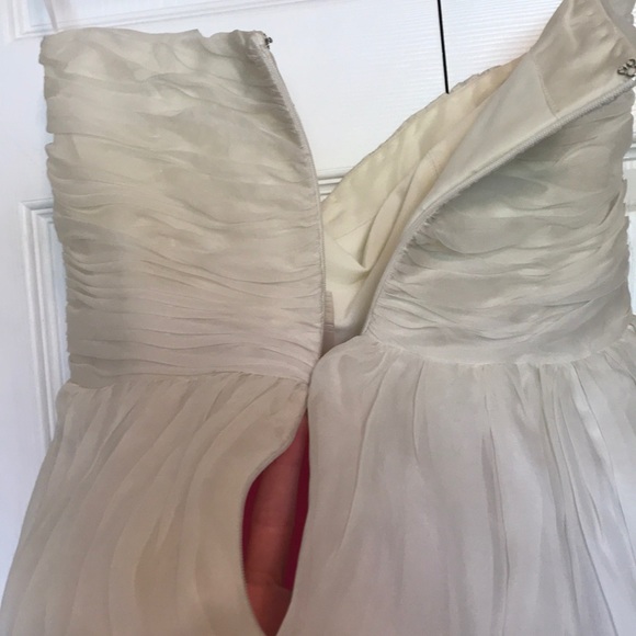 Betsey Johnson Cream Dress Size 6 - Picture 7 of 8